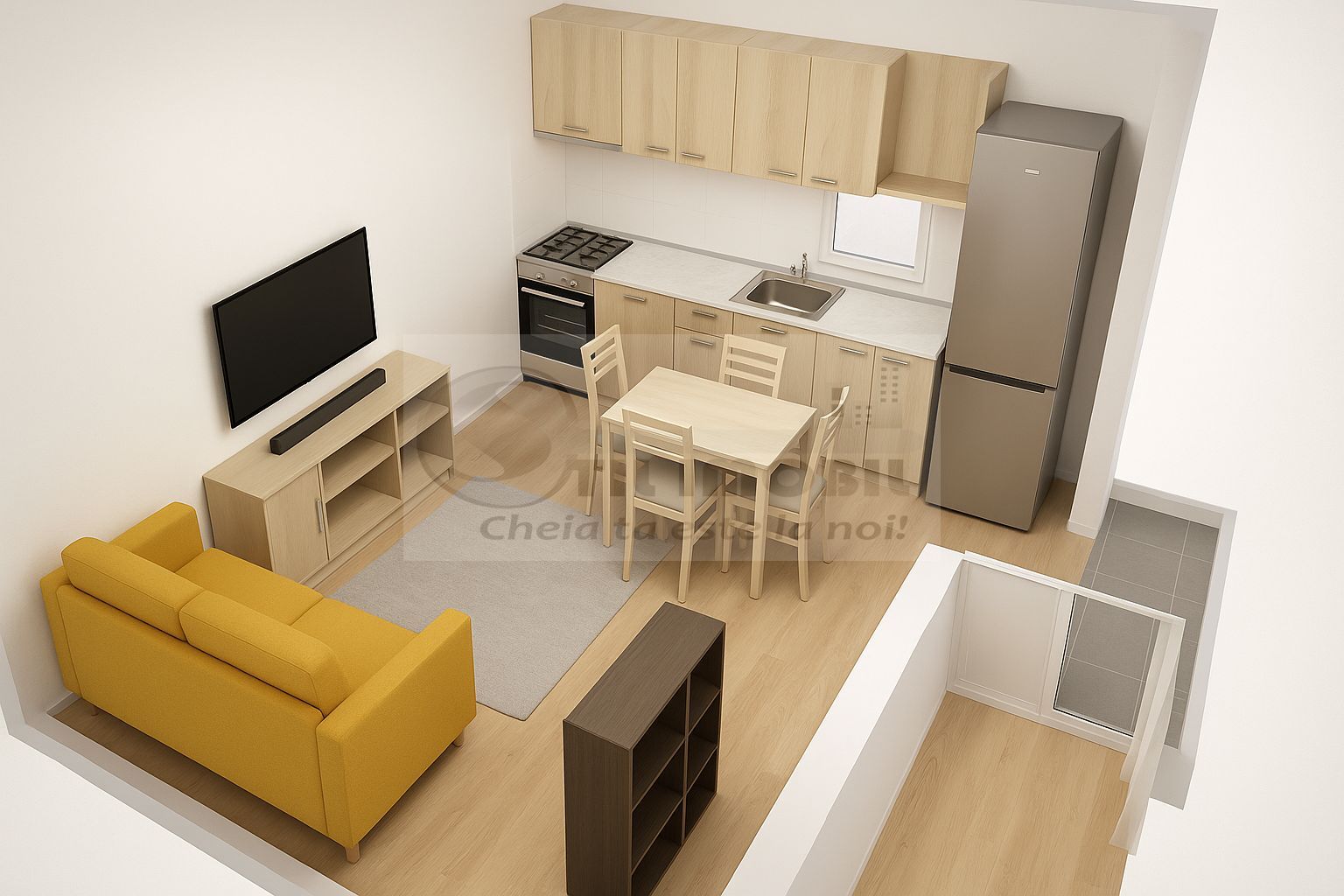 Apartament 2 camere •Finisat modern•Parcare inclusă 0% Comision - Poză 2