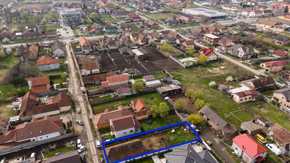 De vanzare Teren in Sacalaz - Lidl, Vatra veche | 539 mp, FS 14 ml - Poză 2