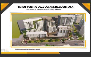 Teren pentru Dezvoltare Rezidentiala cu Autorizatie Emisa | Str. Carpatilor - Poză 1