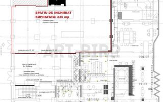 Zero comision, 450-680mp spatiu showroom Clucerului, amenajat, ISU - Schiță 17