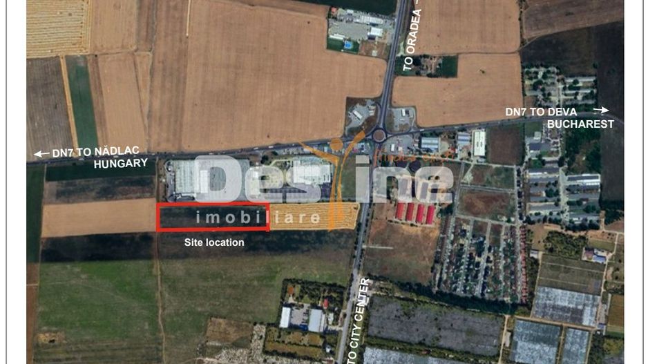 Teren comercial premium 29.000 mp I Arad I 1 km de centrul orasului - Poză 2