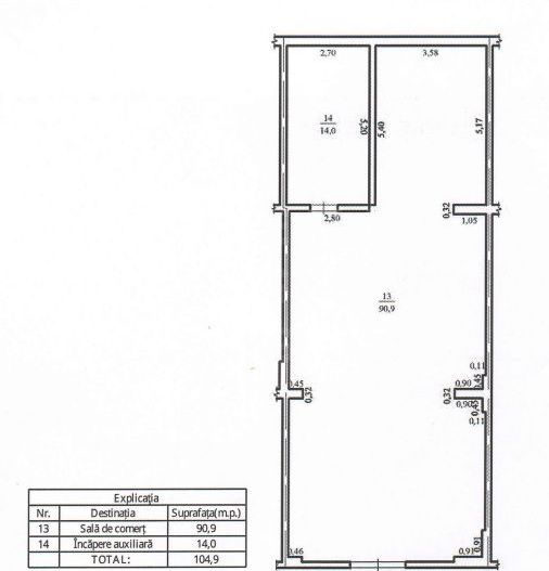 Vânzare, spațiu comercial, 104,9 mp, strada Ioana Radu, Buiucani - Poză 25