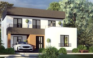 Casă individuală in Cetate, 4 camere, 4 bai, 3 dressing, 500 mp teren - Poză 1