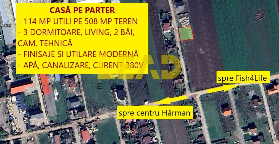 De vanzare casă, în Hărman, 114 mp utili, COMISION 0% - Poză 1