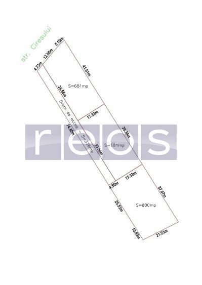 TEREN DE VANZARE | SNAGOV | 2443 MP LOTIZAT - Poză 3