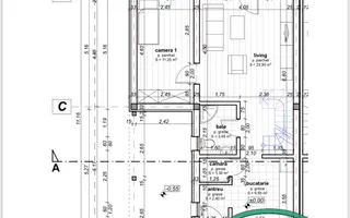 P 1136 - Casă duplex cu 4 camere în Sâncraiu de Mureș - Peștișorul de Aur - Schiță 11