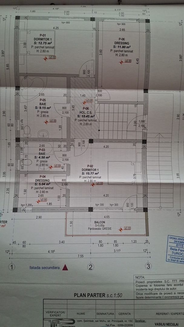 Casa la rosu– teren 706 mp – Gura Raului – vedere panoramica - Poză 6