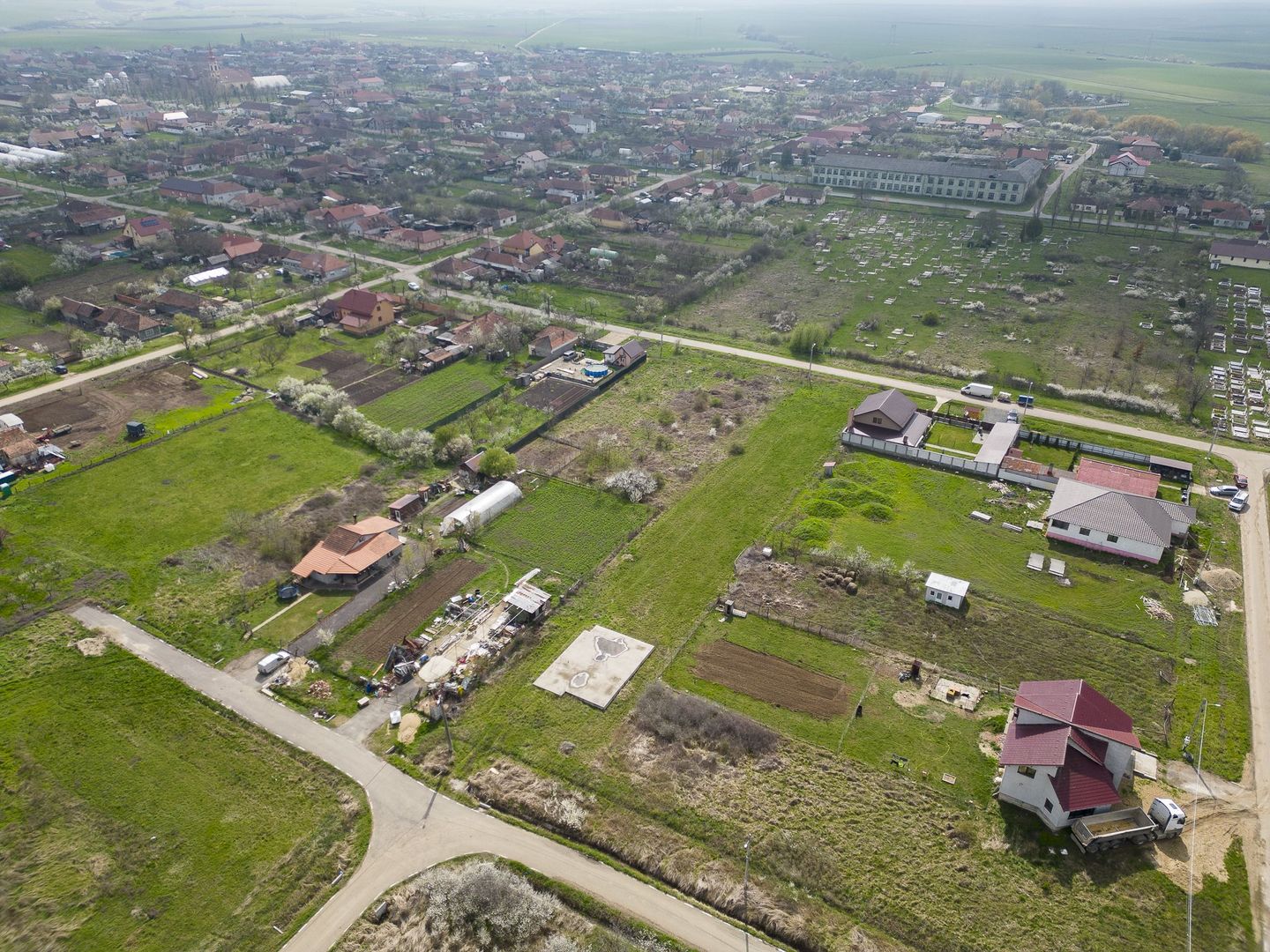 Teren intravilan cu fundație in Frumuseni - Poză 8