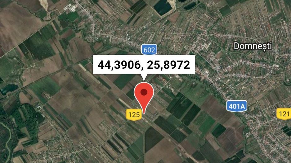 Teren intravilan in comuna Domnesti - sat Teghes - Poză 3