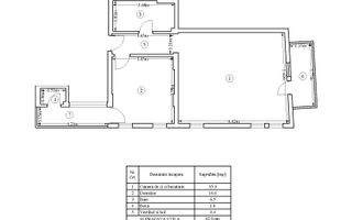2 camere + balcon | Incalzire în pardoseala | Pipera, zona liniștita - Schiță 10