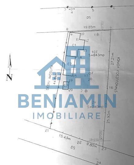 Casa La tara-Renovata partial -Teren 1000mp-Dolj -Rate -Disponibila - Schiță 9