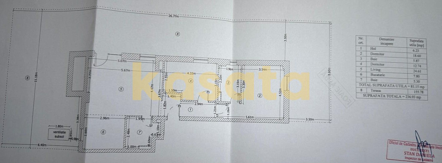 3 camere I 81 utili I gradina proprie 155mp I Gramont I Parcul Carol - Poză 27