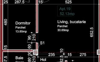 Apartament modern cu balcon, zona strazii Fabricii - Schiță 9