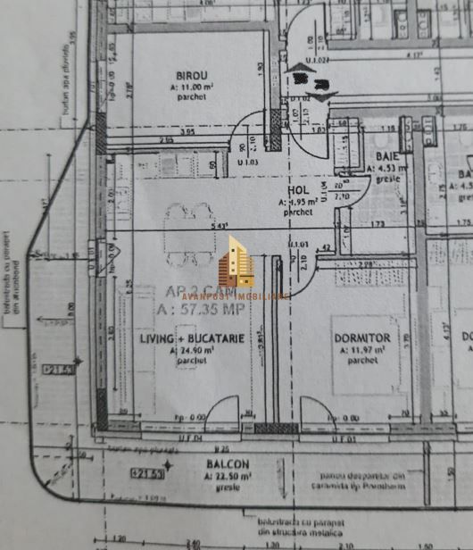 | Apartament cu 3 camere | Etaj intermediar | Floresti | - Poză 3