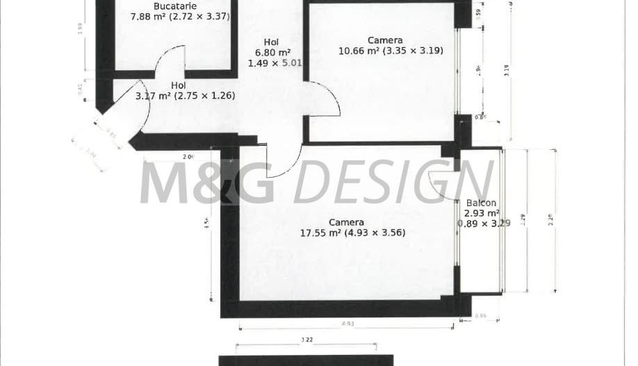 Etaj 2, Spitalul Judetean-Girocului 3 camere - Poză 11