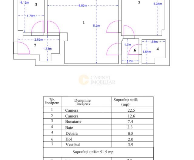 Creditabil | 2 camere | 57 mp | Piata Romana - Poză 8