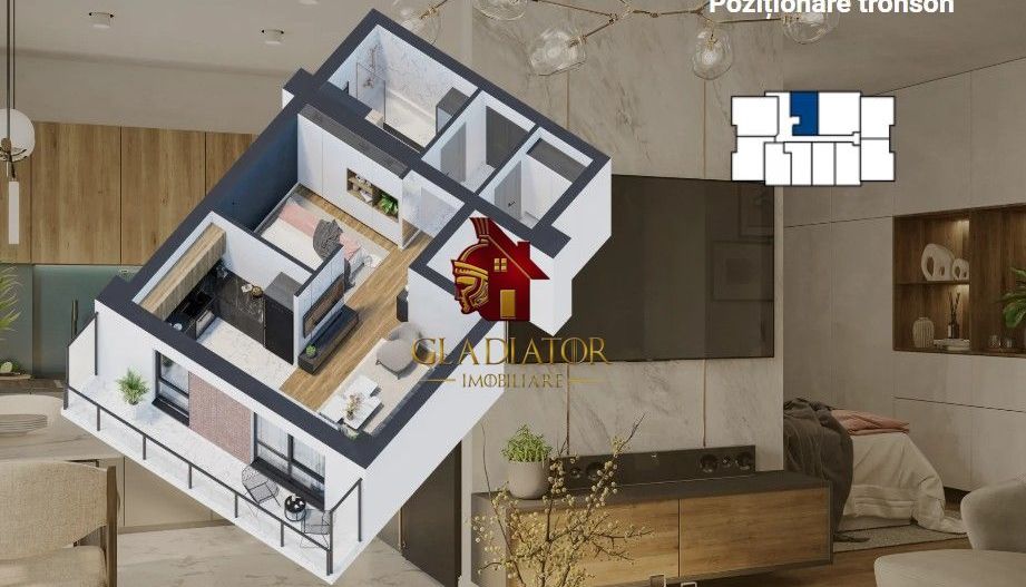 Apartament 1 camera, tip studio bloc nou, fara comision, Dealul Galata - Poză 3