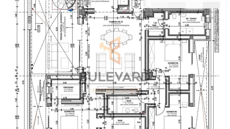 Penthouse de 135 mp+ terasa de 210 mp! - Poză 8