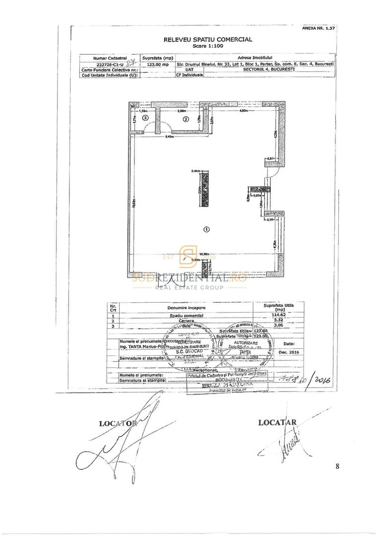 Spațiu comercial 240 mp, vitrină stradală, Metalurgiei Park, Sector 4 - Schiță 19