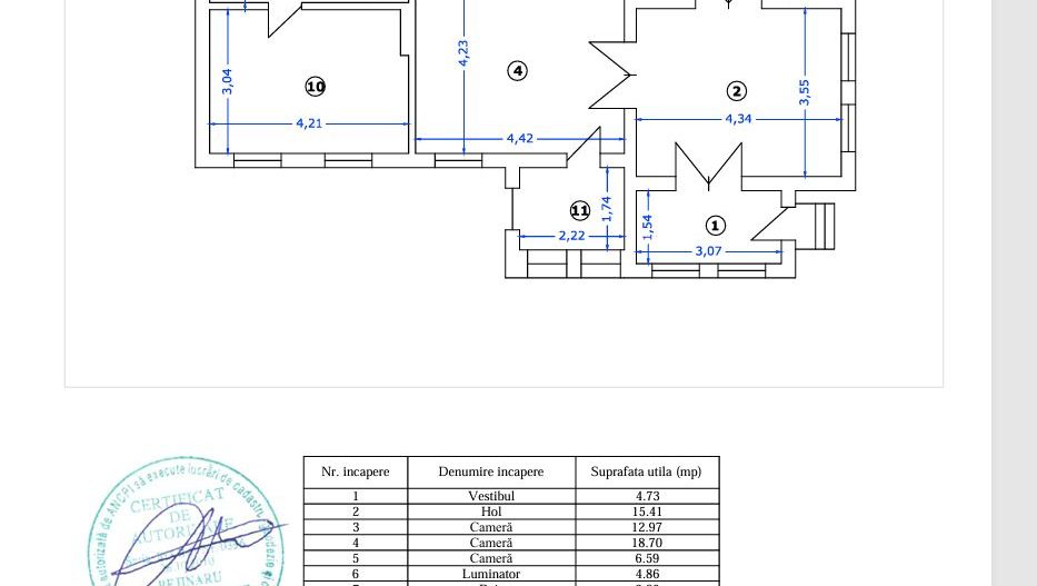 3 camere AVIATIEI ||  LOC DE PARCARE INCLUS || ATLAS RESIDENCE - Schiță 28
