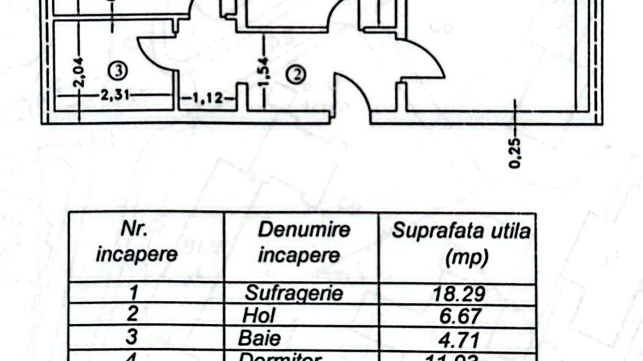 Apartament cu 2 camere (modificat in 3 camere), VASLUI - zona Nord; - Poză 11