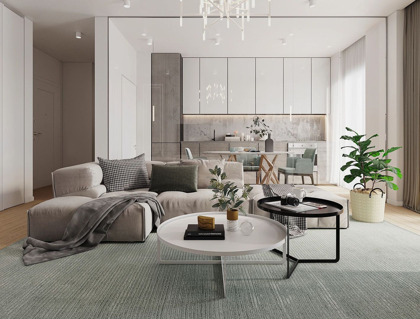 Apartament 2 camere de vanzare cu grădină - Poză 2