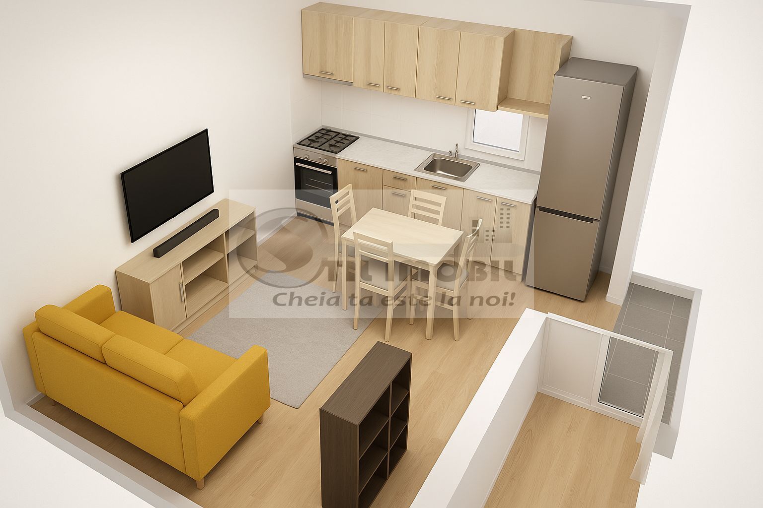 Apartament 2 camere •Finisat modern•Parcare inclusă 0% Comision - Poză 2