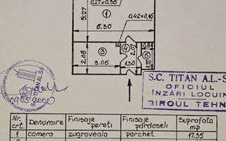Metrou Dristor centrala proprie 2 camere mobilat - Schiță 9
