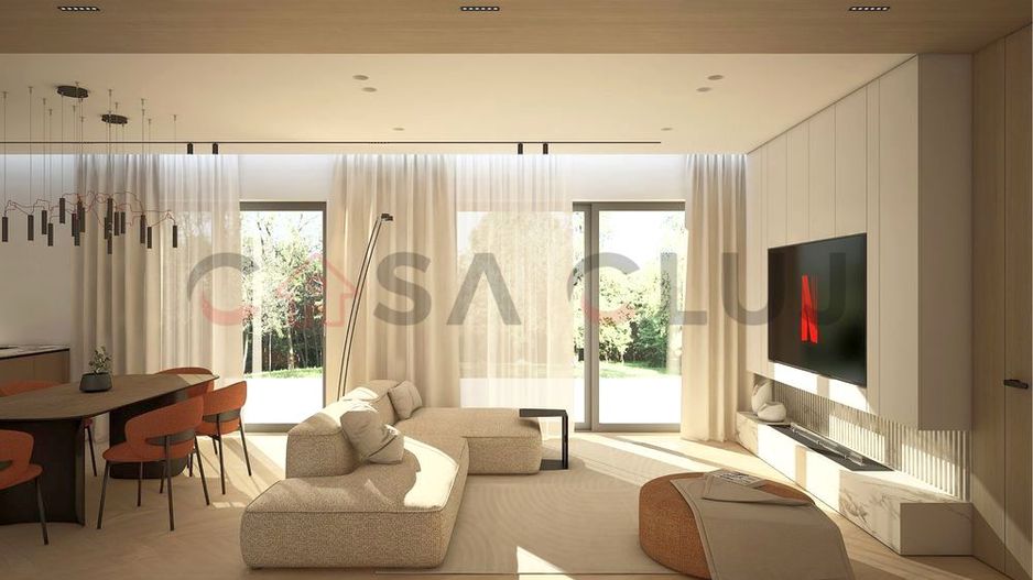 3 Camere, 100 mp utili +Piscina+Jacuzzi+terasa 90 mp, 100mp. gradina, Europa!! - Poză 4