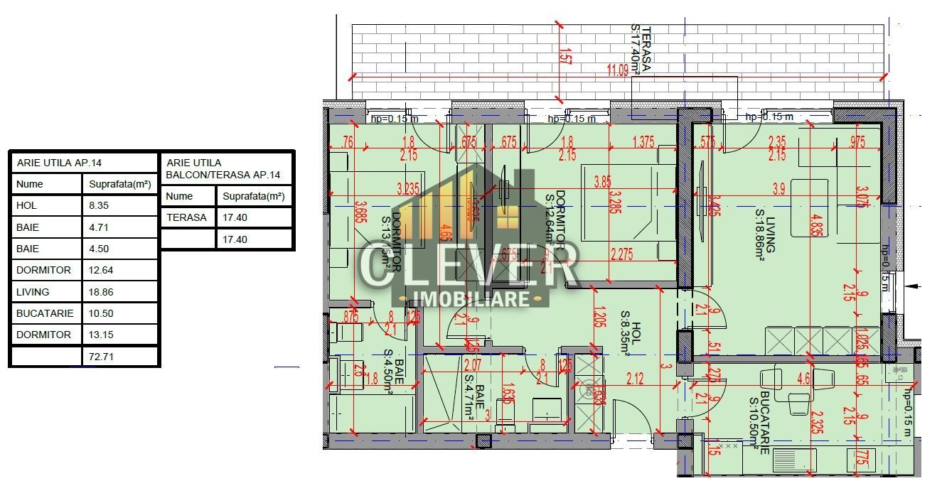 Apartament 3 camere decomandat Parcul Teilor, Promo Parcare, Comision 0% - Poză 10