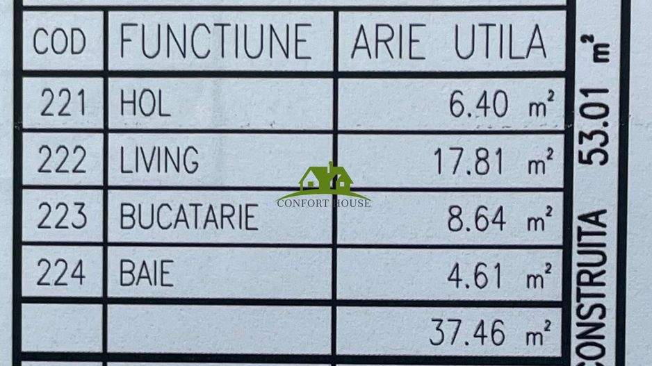 Garsoniera, bloc nou, P+3, Nr.12, Et.2, Bl.5 - CP2461926 - Poză 7