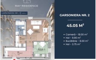 Complex Ray Residence - Garsoniera - Poză 2