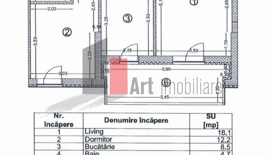 Vânzare apartament decomandat 2 camere cu centrală Turnu Măgurele - Aurel Perșu - Poză 8