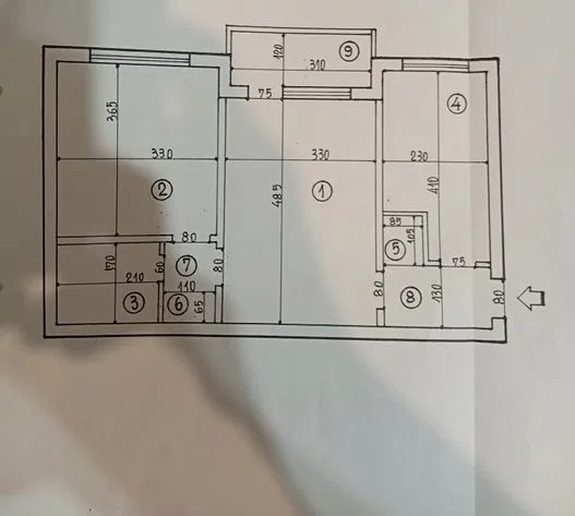 Apartament 2 camere de vanzare Veteranilor - Poză 3