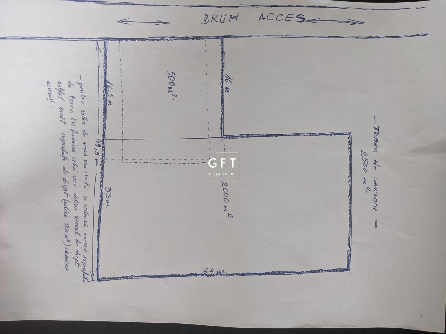 Teren Intravilan 500 mp Colibita - Poză 1