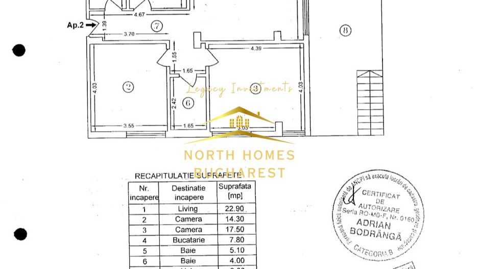 Ap 3 camere cu parcare subterana si curte in vila in zona Dămăroaia - Poză 21