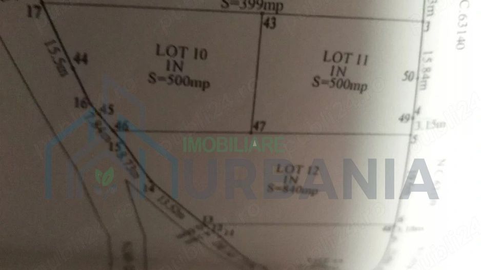 Teren intravilan 500 mp de vânzare pe strada Sfântul Nicolae, Vlădiceni, Iași - Poză 1