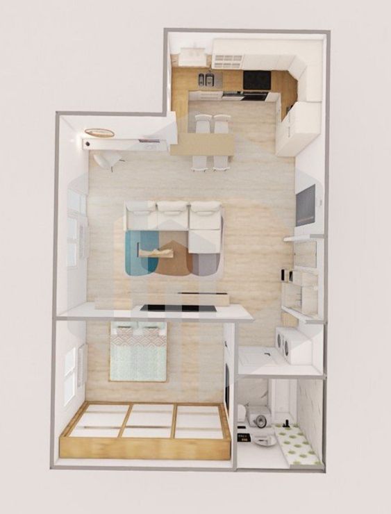 Str. Rahovei | Apartament 2 Camere | Etaj intermediar | Bloc nou - Poză 4