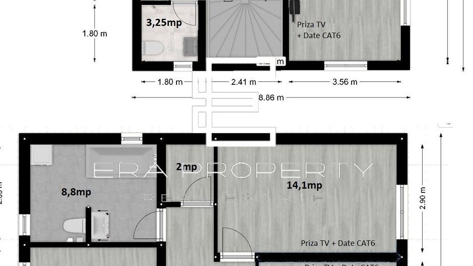 Casă individuală, 573 mp teren, priveliște Munții Făgăraș – Bavaria Park - Schiță 17