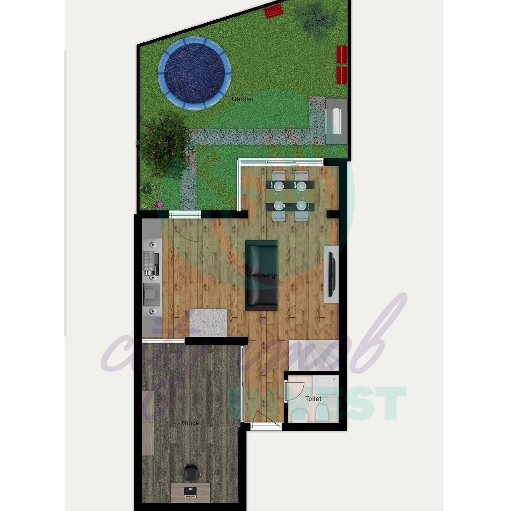 Apatament 2 camere cu gradina, Parcul Circului - Poză 3