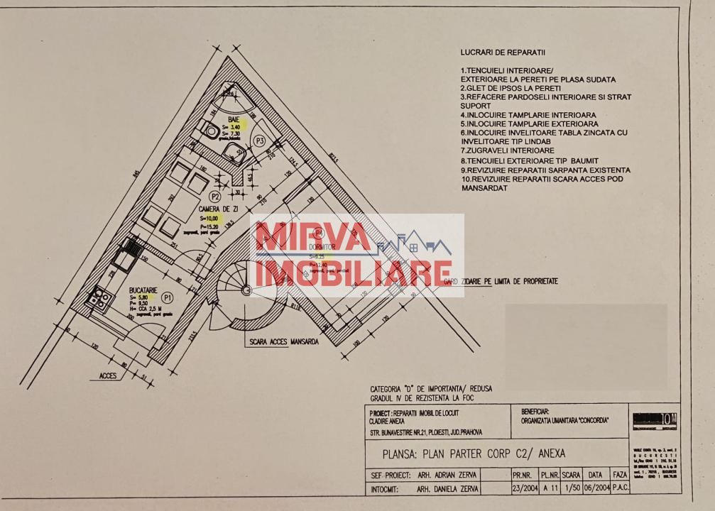 🏢 Spațiu de birouri – 5 camere, 2 băi – Central, Ploiești - Schiță 39