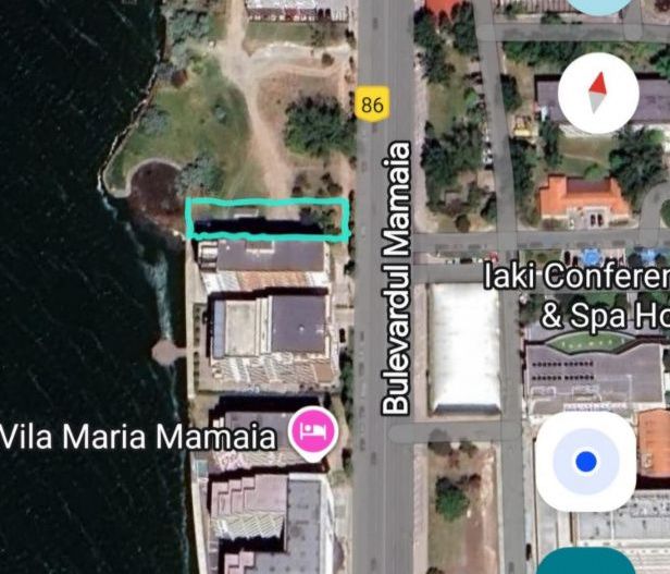 Teren 855 mp Mamaia – zona Iaki, deschidere 16 m la B-dul Mamaia și lac - Poză 1