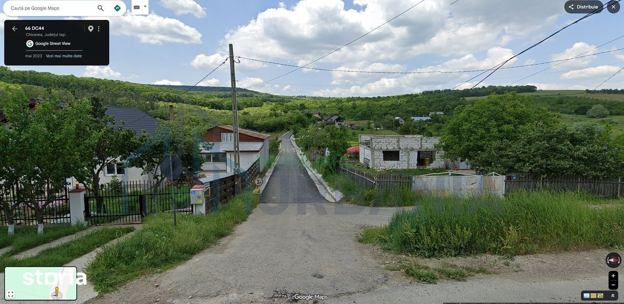 Teren intravilan 608 m2 în Chicerea, comuna Tomești, județul Iași – la 20 min de centrul Iașiului - Poză 2