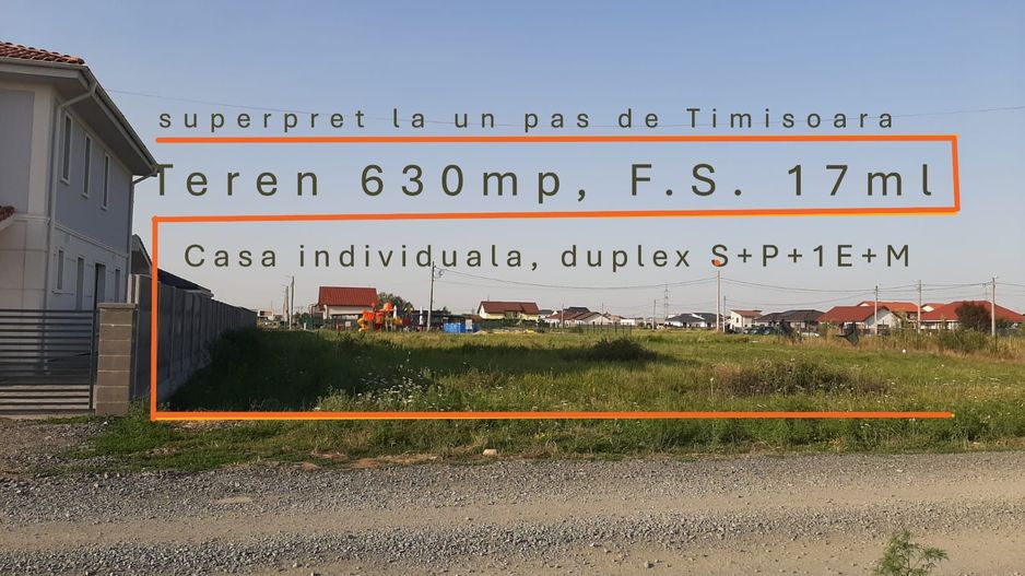 Terena achizitie  super pret, la 3 minute de Timisoara!! - Poză 1