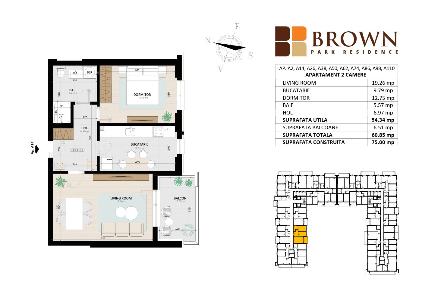 Apartament in zona Bd.Metalurgiei - 2 camere, finisaje noi, Sector 4 - Schiță 5