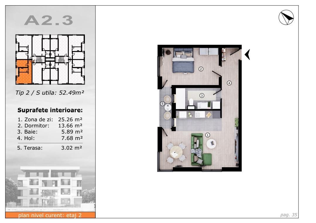 Vânzare apartamente moderne 52 mp în zona Torontalului !!! COMISON 0 - Poză 4