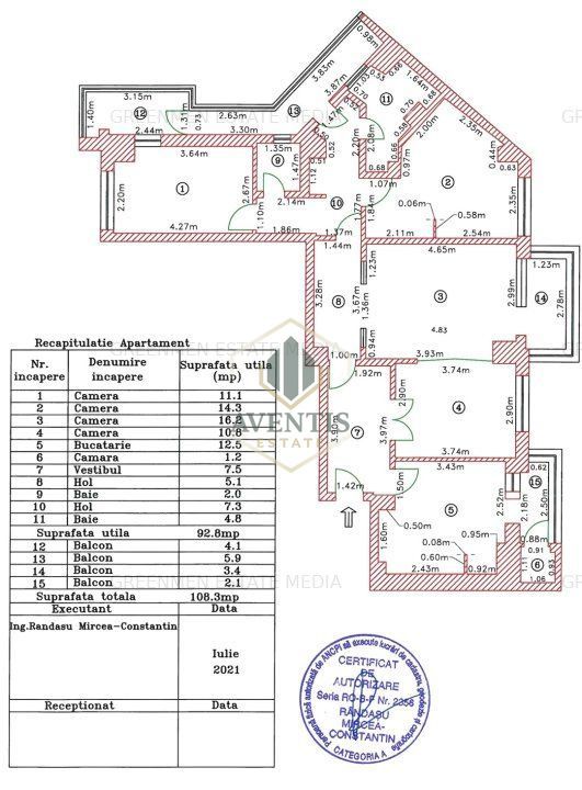 4 camere decomandat, posibilitate montare centrala, Pantelimon Delfinului - Poză 31