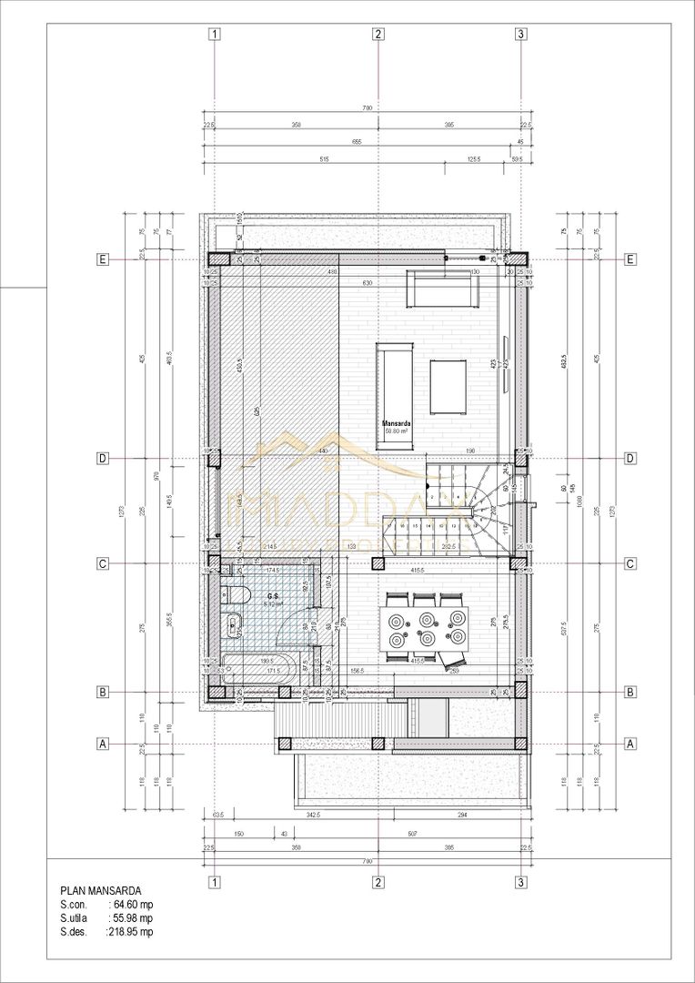 Vila moderna 6 camere // 190mp // teren 300mp / Tunari - Schiță 19