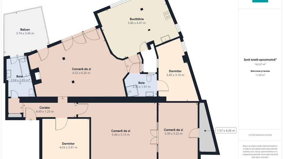 Apartament spațios în clădire ultracentrală - Poză 13