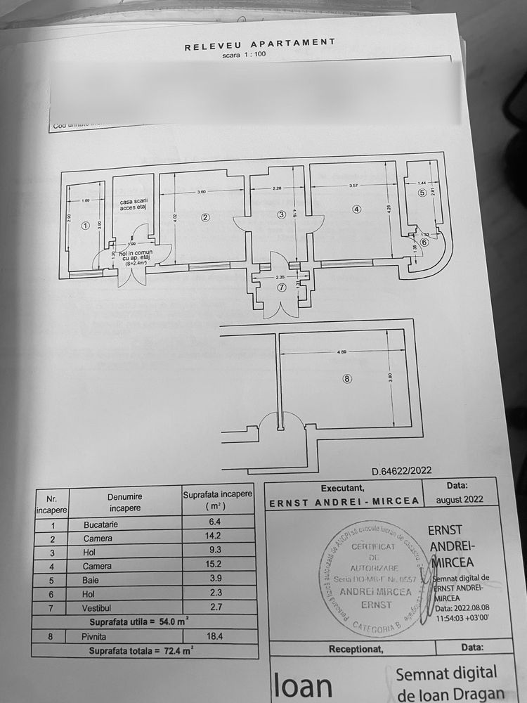 Apartament in vila ,Piata Obor avrig - Poză 1